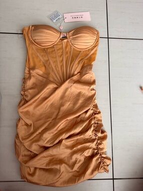 knee length dresses for ladies Nora Sequin Cowl Neck Mini Dress main image 0